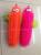 Luminous plastic toy TPR 33 cm glitter ball caterpillar
