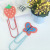 10CM clip butterfly strawberry soft PVC to make bookmarks
