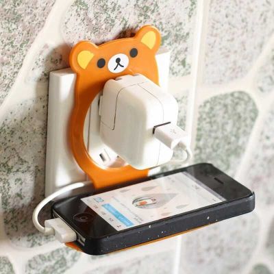 Cartoon Japanese lovely lazy phone charging bracket creative fixed more easily bear mounts