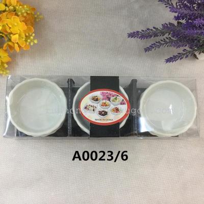 Factory direct high-end Hotel meals snacks creative ceramic dish of seasoned dishes