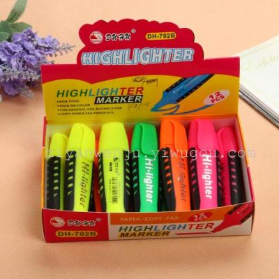 Compact design quality stationery set matching the European standard fluorescent pen