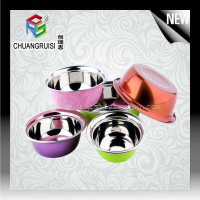 color stainless steel deep basin 