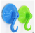 D439 Large 7.5cm Suction Cup Hook Wall Strong Plastic Seamless Hook