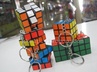 Cube Keychain manufacturers 3CM cube pendant wholesale Keychain cube Puzzle Cube