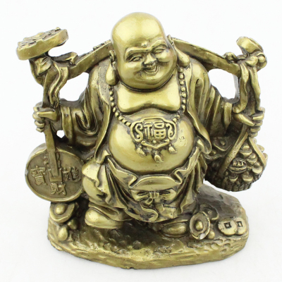 Shop ten yuan distribution supply resin handicraft imitation copper ornaments series imitation copper Buddha pick money