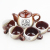 Exquisite Gift Classic Fashion Tea Set Suit Boutique Iron Frame One Pot Four Cups