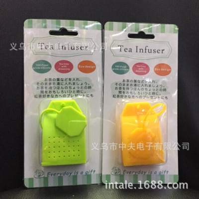 The new silicone tea Plastic envelope making tea Tea tea strainer insulation