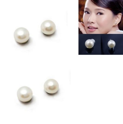 6mm imitation pearl magnetic earring strong magnetic magnet without ear hole magnetic earring