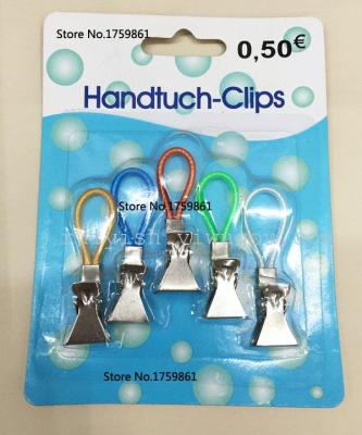 A Large Supply of Medium and High-Grade Towel Clamp, Card, 5 Color Choices, Practical, Quality Assurance