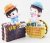 9.9 Yuan Ten Yuan Store Distribution Supply Resin Crafts Money Box Biscuit Character Modeling Coin Bank