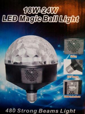 New E27 screw type Bluetooth Led stage lights Crystal Magic Ball KTV voice-activated remote control