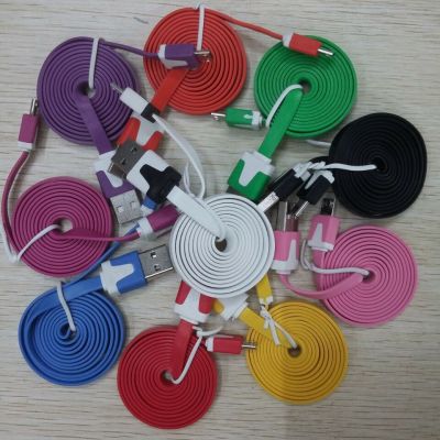 Samsung mobile phone data line smartphone universal data line small noodle long head phone charging line