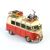 Factory direct selling hand-made old creative antique iron art bus model home furnishings.