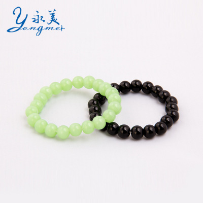 Imitation of Natural Jade Beaded Bracelet Jewelry 51 stall selling products in Yiwu