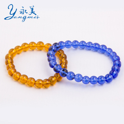 Multi-color agate bracelet Beaded small jewelry jewelry shop stall selling 2 yuan