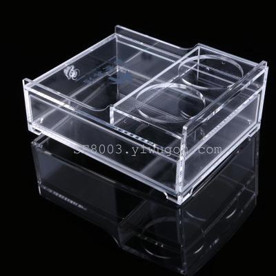 Zheng hao hotel supplies wholesale foreign trade hotel hotel transparent storage consumable box tooth container