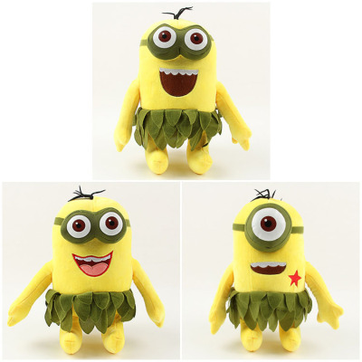 The new small yellow man plush doll doll