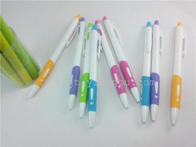 Plastic press ballpoint pen office stationery advertising pen