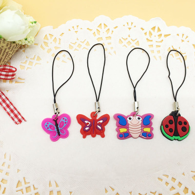 Meme Da PVC soft glue mobile phone pendant cartoon flowers