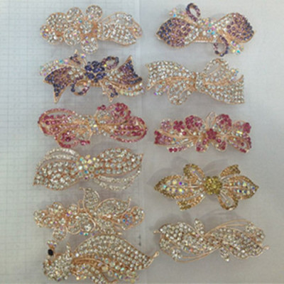 Manufacturers selling new fashion alloy hairpin crystal ornaments