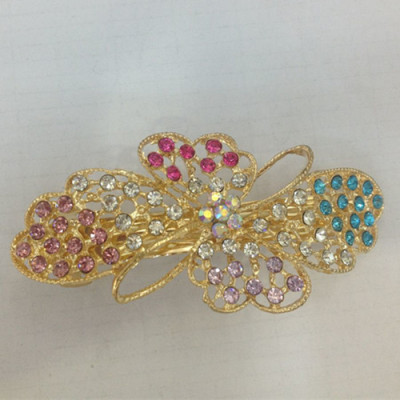 2015 summer new style hairpins alloy diamond jumping clip