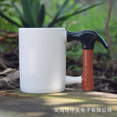 Ceramic mug Cup creative mug a hammer with a hammer hammer shape Cup