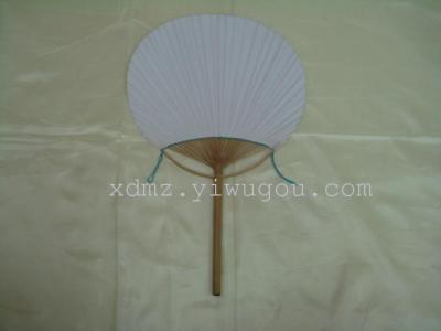 Japanese style Korean white blank white fan fan