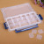 Spring 3 buckle, 15 transparent sealing small ornaments jewelry parts storage box storage box plastic wholesale