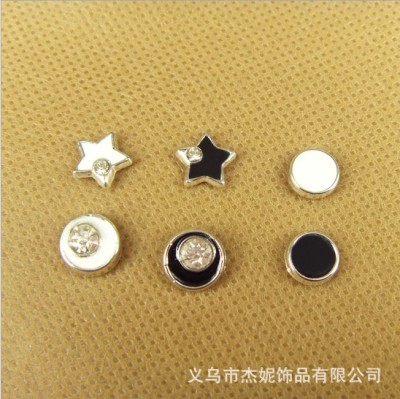 A number of shape magnet earring without ear hole magnetic earring