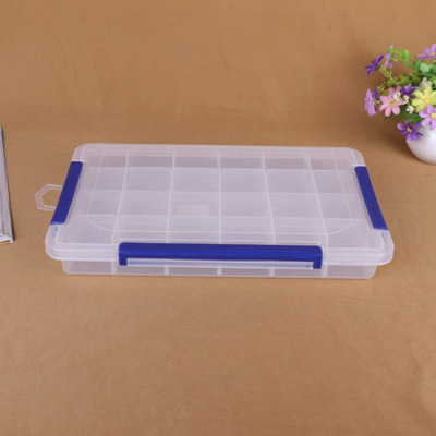 Large 3 buckle 24 can be removed cover plastic box storage box tool box can be customized logo manufacturers