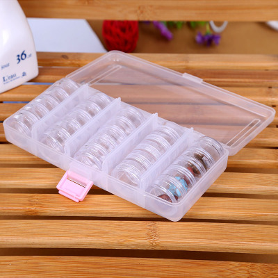 Spring new transparent 30-compartment storage box set the first accessories small parts things storage and arrangement box
