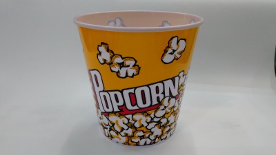 Factory direct PP food barrel popcorn cup plastic popcorn bucket