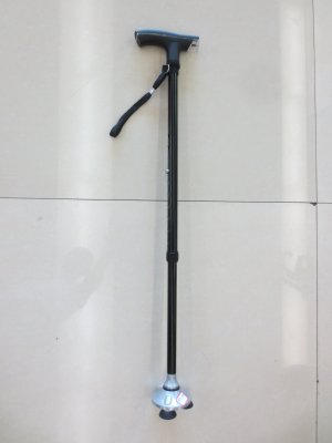High grade universal walking stick with lamp
