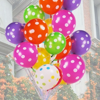 Dot all flower balloon custom balloon wedding party balloon color decoration