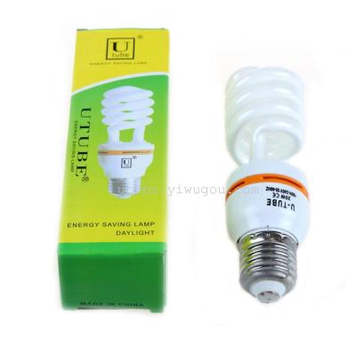 LED Light Export Energy-Saving Lamp 9 Diameter Small Half Spiral Three PCs White Light Energy-Saving Lamp