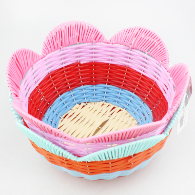 Ten boutique shop creative home supply store blue ropes make fruit baskets storage baskets plum Bowl