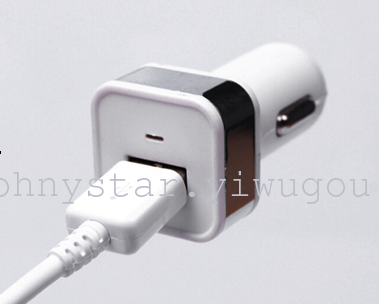 JS-4615 new single USB aluminum alloy car charger