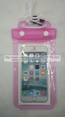 Iphone6 plus double eyelet PVC waterproof bag