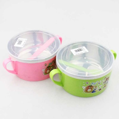 Ten shops supply children avoid ironing throwing 8810-resistant stainless steel double handle cups