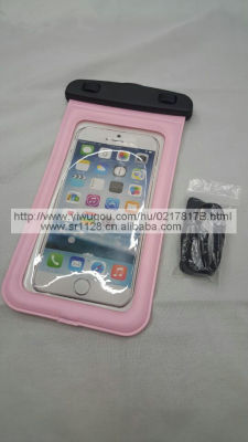 Iphone6 plus bubbles waterproof bags, ABS clips bubbles waterproof bag