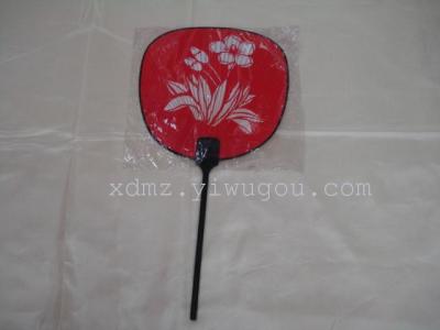 Japanese and Korean style uchiwa carved carved fan Jacquard fabric fan