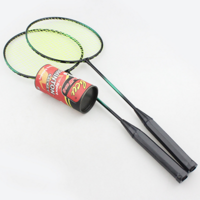 Ten shops supply 2 Pack leisure training family sets a couple ancillary badminton badminton racket