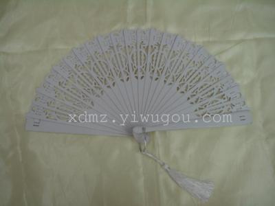 Wooden red flower wedding fan wedding fan wedding fan