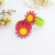 Sun flower PVC soft toys children hair accessories mix multicolor towel ring