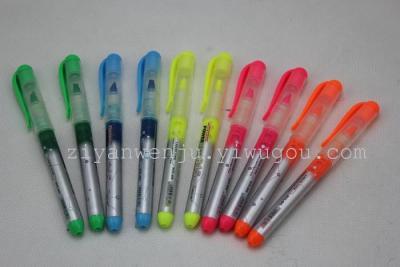 815 direct liquid fluorescent pen, multi - color fluorescent pen, direct liquid durable fluorescent marker pen