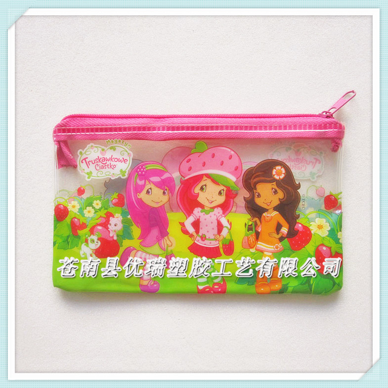 供应彩印pvc笔袋拉链袋pvc铅笔袋