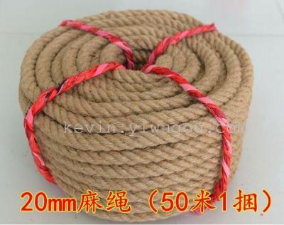 An abundant supply of various specifications of hemp rope