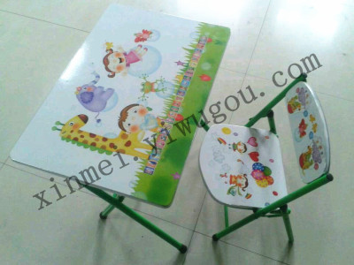 Factory direct cartoon multifunctional collapsible child study table table table table