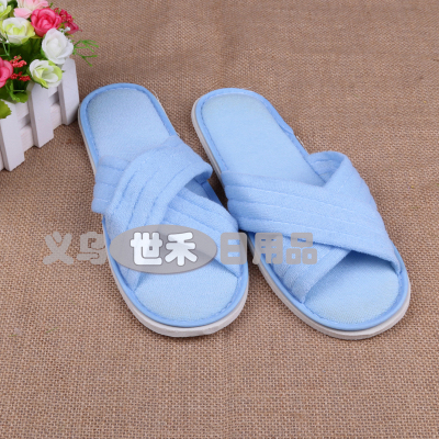Wholesale towels care deodorant Home massage slippers Hotel slipper