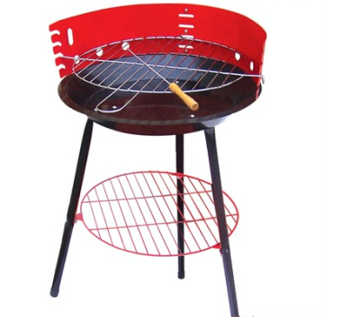 Triangle mesh furnace mini portable outdoor barbecue grill round small BBQ grate